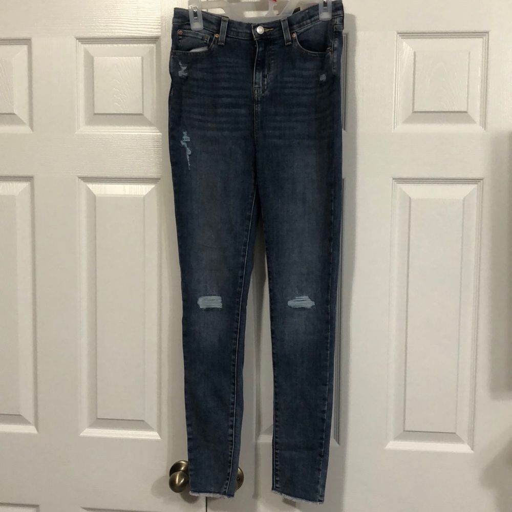 Junior Size 18 Signature Levi Strauss Super Skinny Jeans - Picture 4 of 12